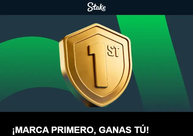 Stake Chile primer gol, tú ganas