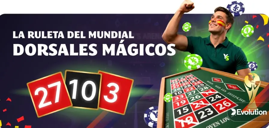 YoSports La Ruleta del Mundial Dorsales Mágicos