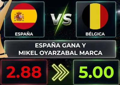 apuesta top españa vs bélgica españa - bélgica apuesta top