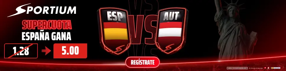 supercuota sportium españa - austria