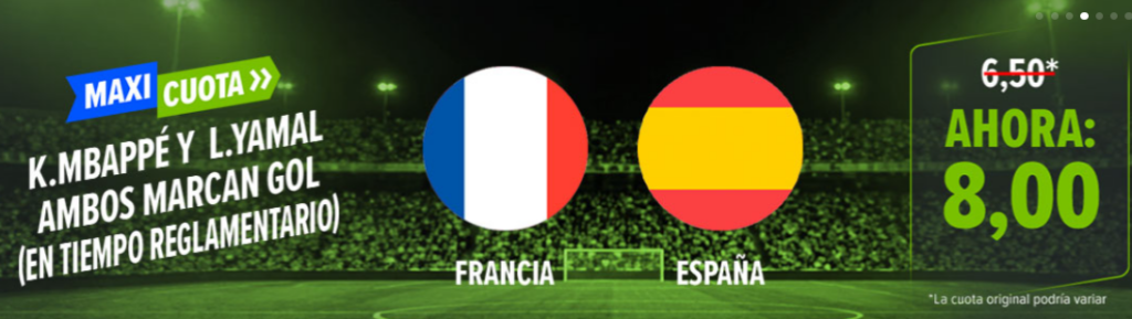 francia vs españa codere maxicuota