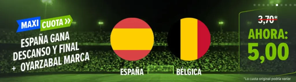 maxicuota españa - bélgica oyarzabal maxicuota españa oyarzabal