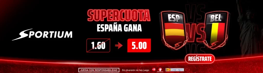 supercuota españa vs bélgica