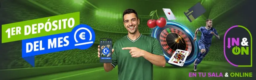 Codere primer depósito del mes