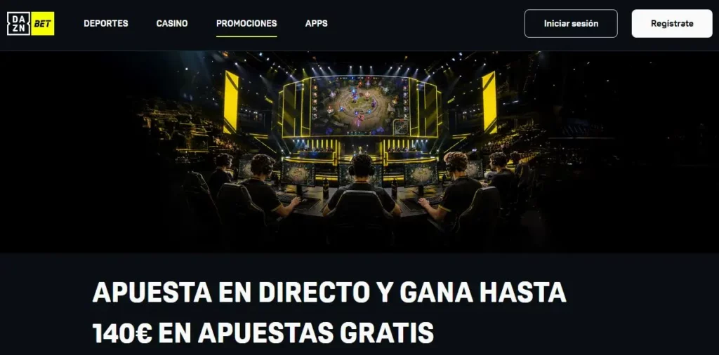 DAZN Bet apuesta en directo apuestas gratis