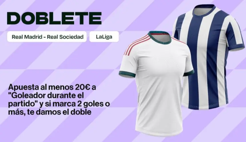 RETAbet doblete real madrid vs real sociedad