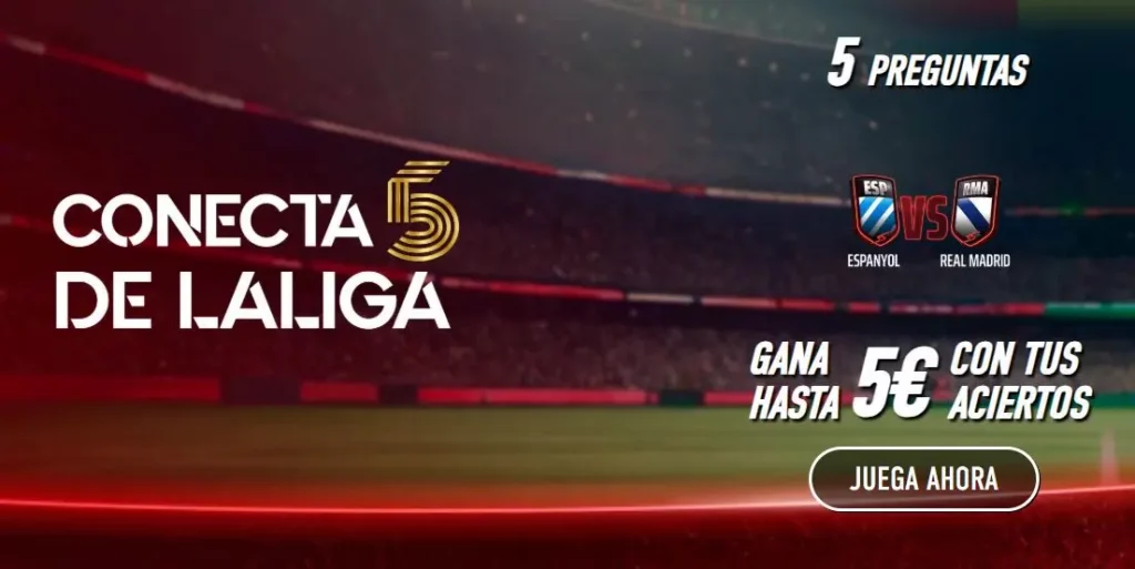 Sportium Conecta5 Espanyol vs Real Madrid
