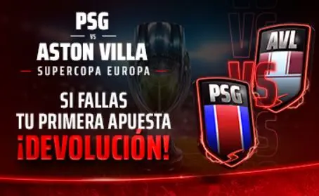 Sportium PSG vs Aston Villa