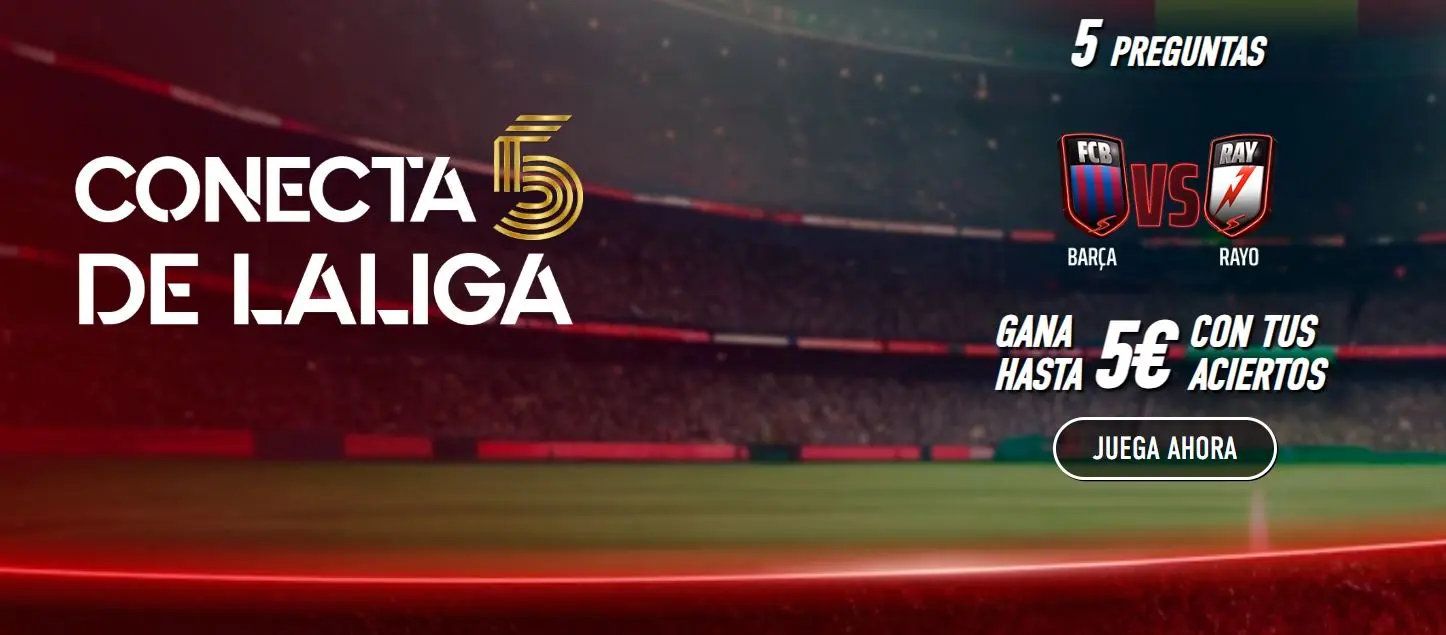 sportium conecta 5 barcelona vs rayo