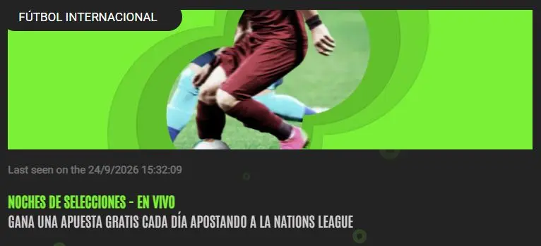 888Sport Noche de Selecciones Nations League