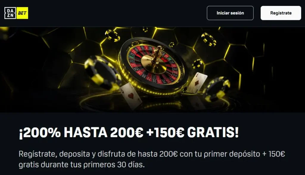 Dazn Bet casino bono de bienvenida