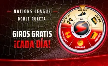 Sportium Nations League Doble Ruleta Giros Gratis