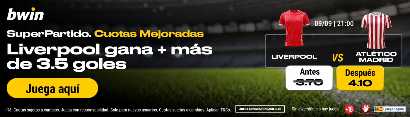 supercuota Bwin liverpool vs atletico de madrid