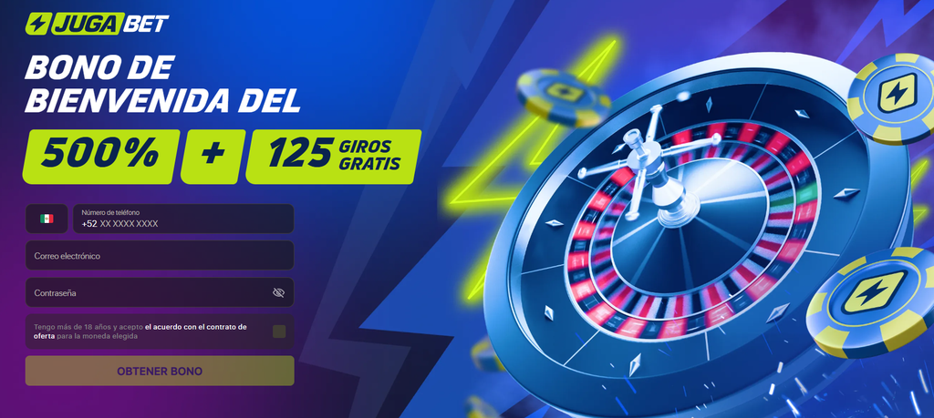 bono de bienvenida de JUGABET Casino