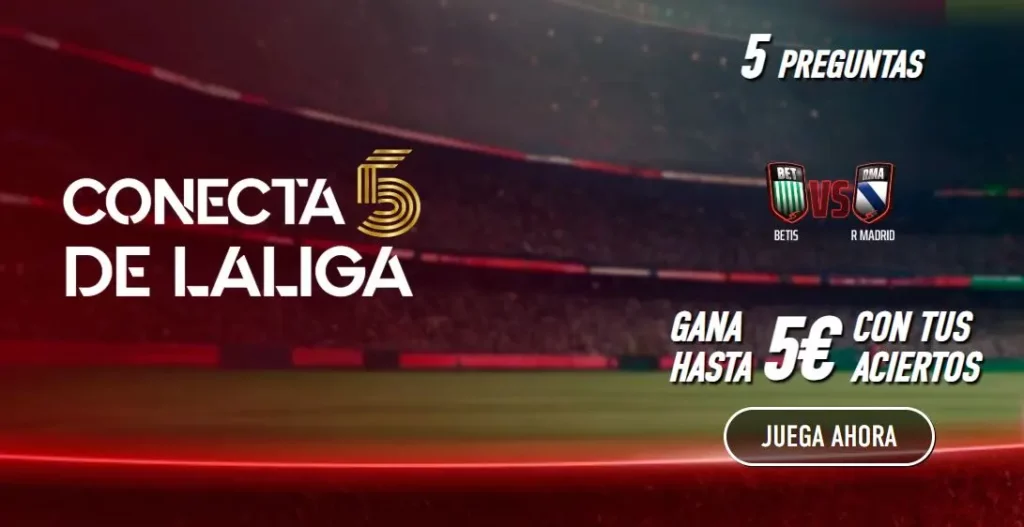 Sportium Conecta 5 Betis vs Real Madrid