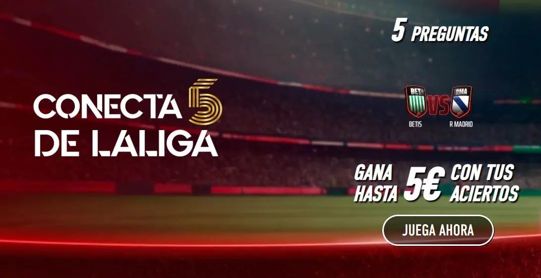 Sportium Conecta 5 Betis vs Real Madrid