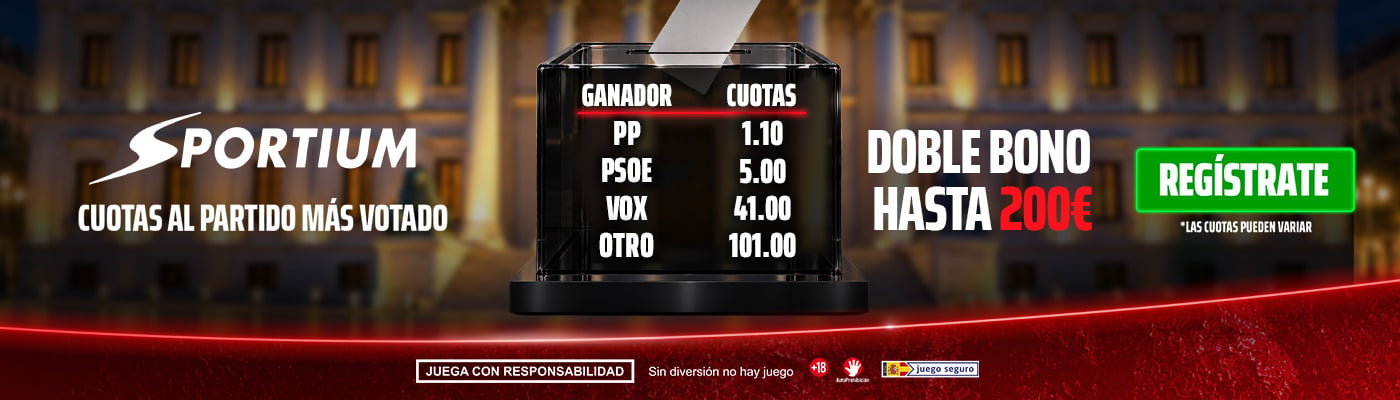 sportium elecciones