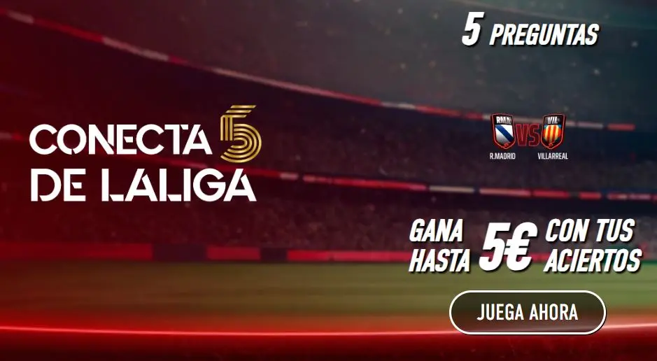 Sportium conecta 5 real madrid - villarreal