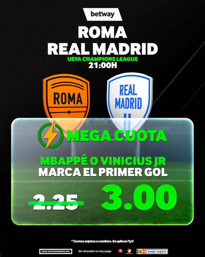 betway roma vs real madrid