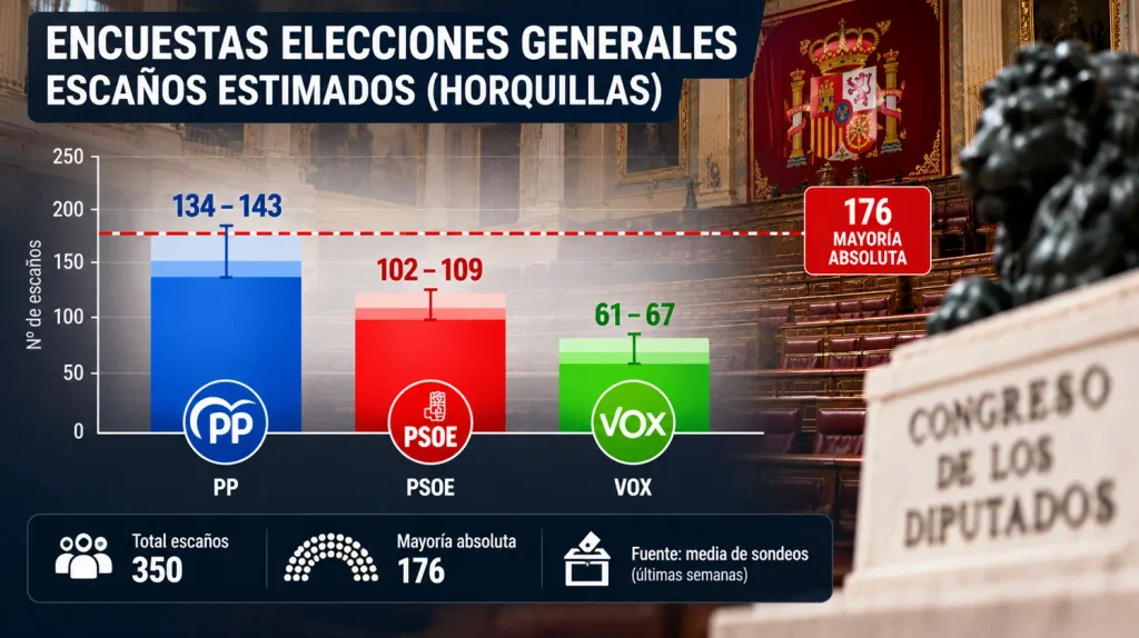 encuestas-elecciones-generales-escanos-pp-psoe-vox quien será el nuevo presidente del gobierno
