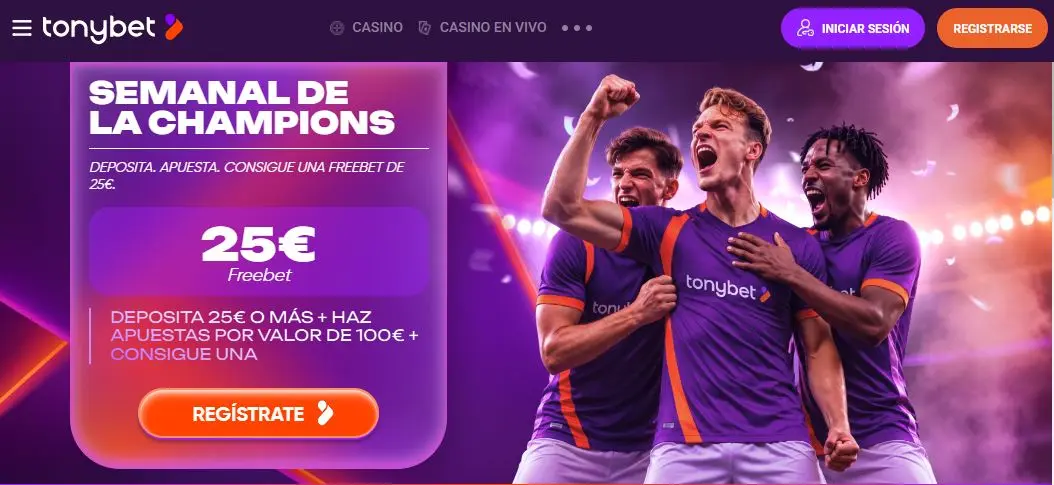 tonybet champions league